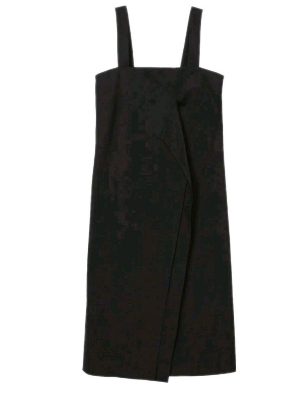 3.1 PHILLIP LIM Size 4 Black Draped Structure Sleeveless Midi Dress Msrp $650